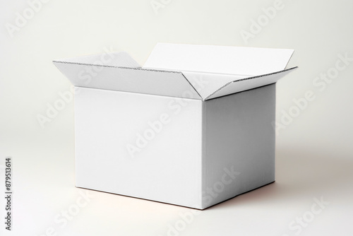 Cardboard box png mockup, transparent design