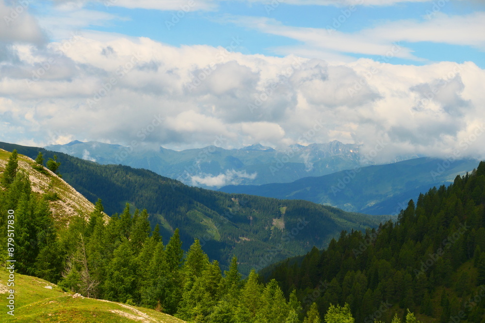 Obraz premium die Kärntner Alpen, Nockberge 