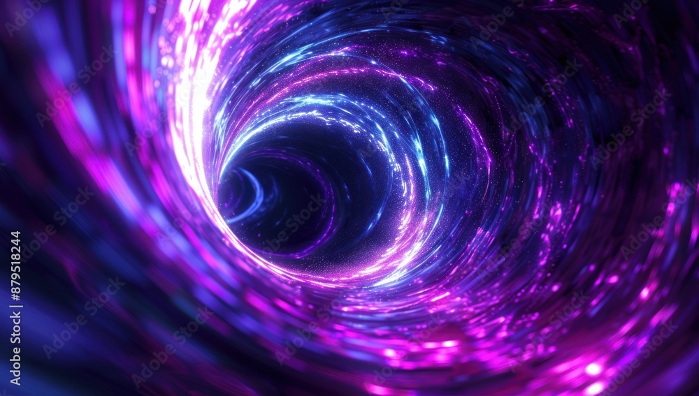 Abstract Vortex of Glowing Light Abstract Vortex of Glowing Light