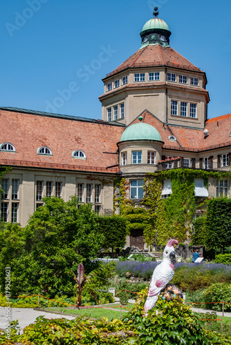 Gebäude im Botanischen Garten, München