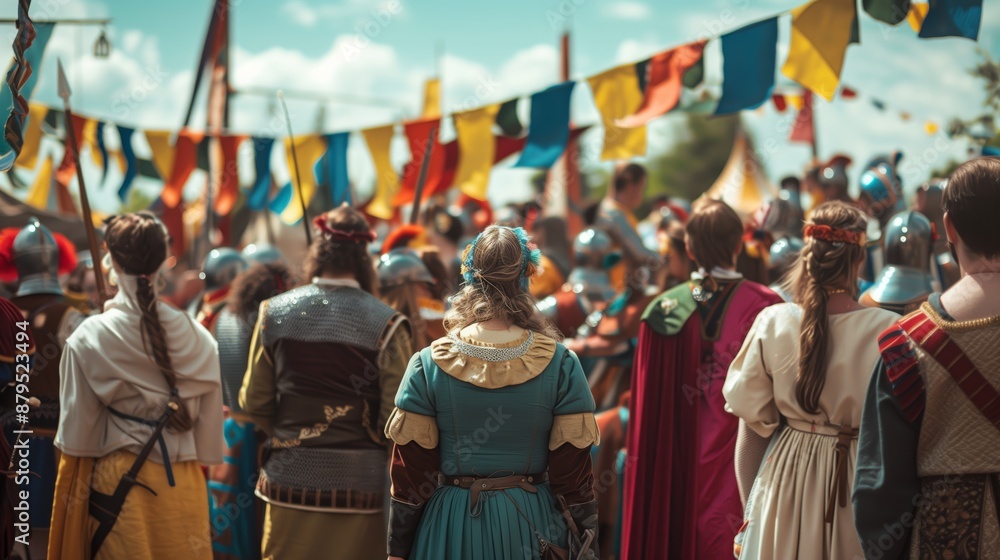 Medieval festival: vibrant costumes, performances, knight tournaments, traditional music, and cuisine. Join us!