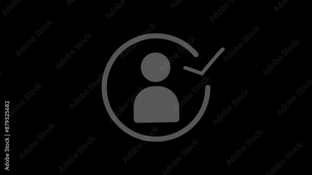 New account icon animation. Allow profile animation New account icon animation. Allow profile animation