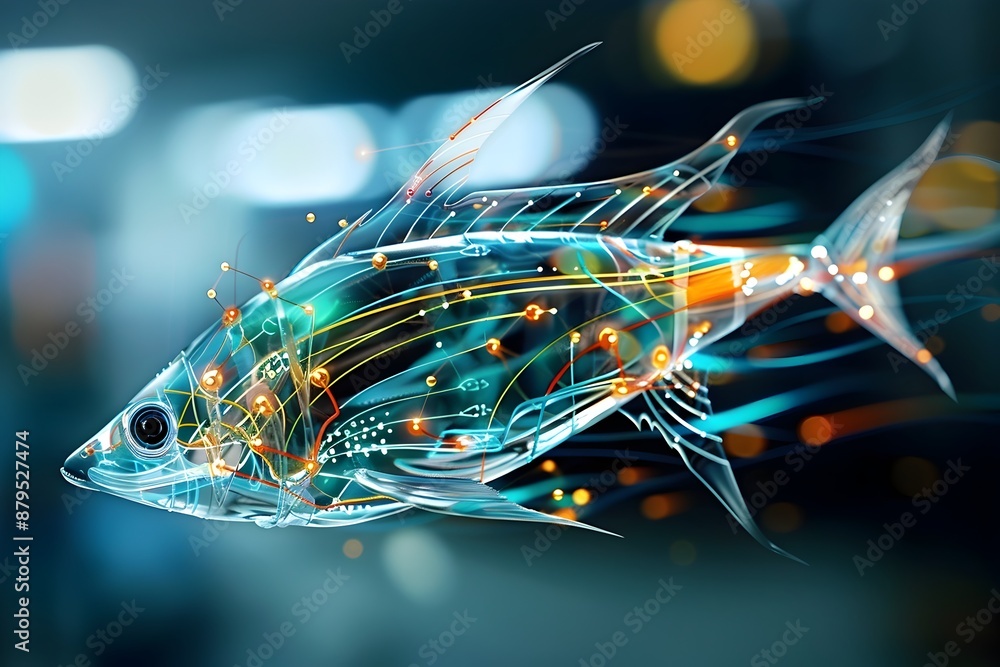 Streamlined Mackerel Fish Representing the Efficiency of Neural Processing Streamlined Mackerel Fish Representing the Efficiency of Neural Processing