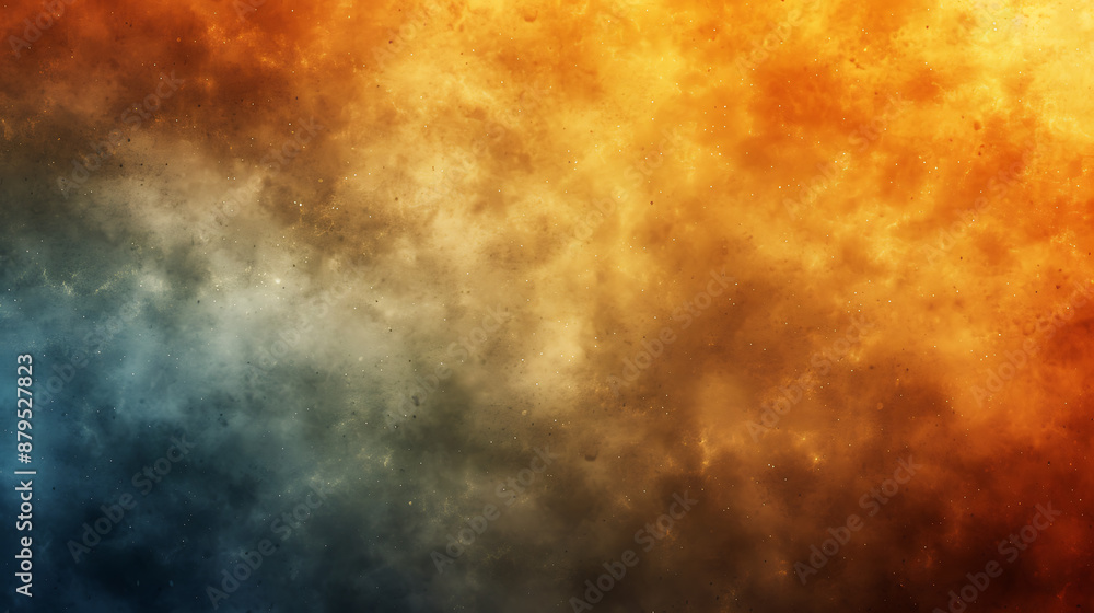 Fiery Horizon: Abstract Waves of Warmth Fiery Horizon: Abstract Waves of Warmth