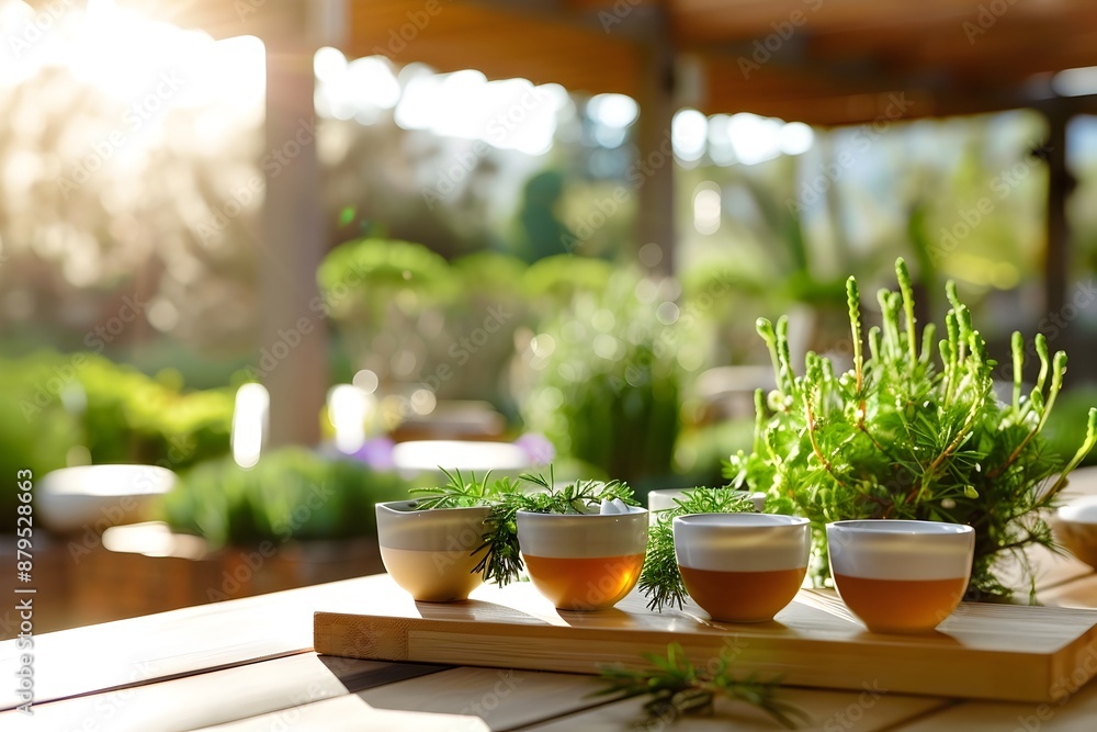 Tranquil Wellness Retreat with Adaptogenic Herbal Teas and Soothing Hyacinth Scents Tranquil Wellness Retreat with Adaptogenic Herbal Teas and Soothing Hyacinth Scents