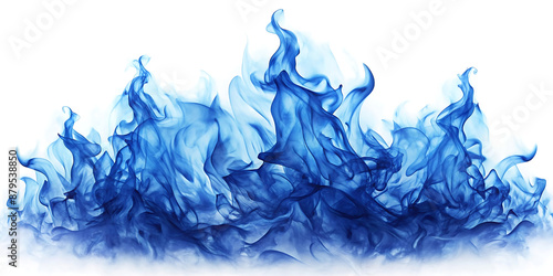 blue flames background