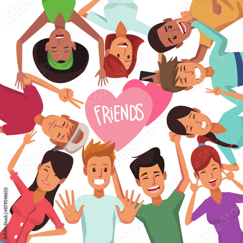 Friendship Day illustration 