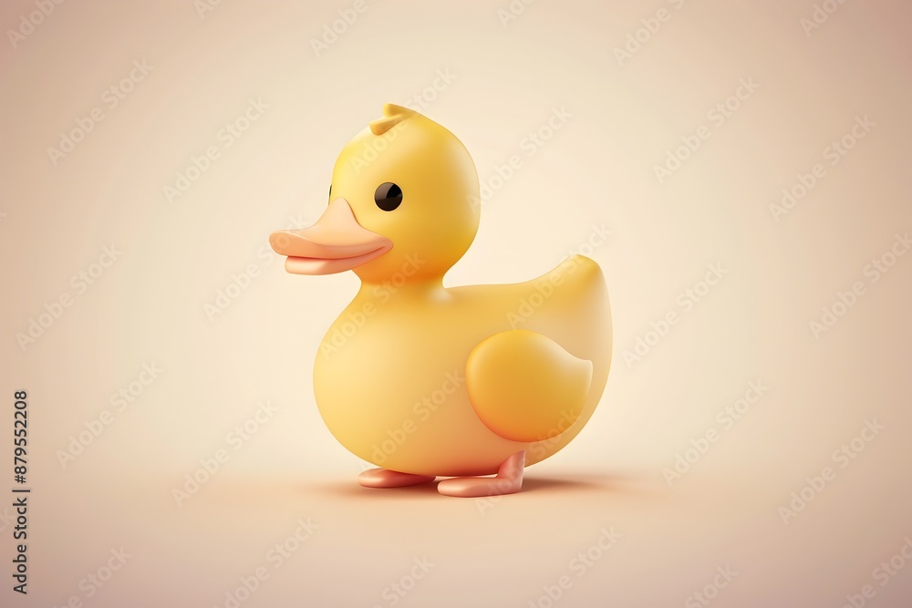 Cute 3D Cartoon Duck Character for Branding Logo Design and Digital Content Cute 3D Cartoon Duck Character for Branding Logo Design and Digital Content