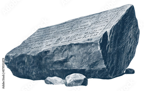 PNG  Antique of rosetta stone drawing sketch rock. photo