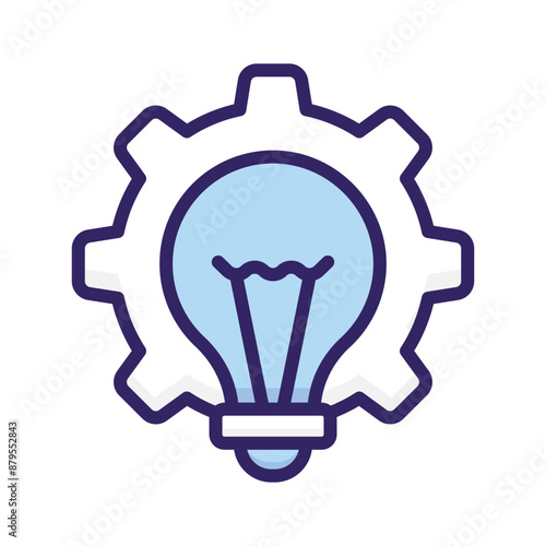 Get this amazing icon of innovation isolated on white background