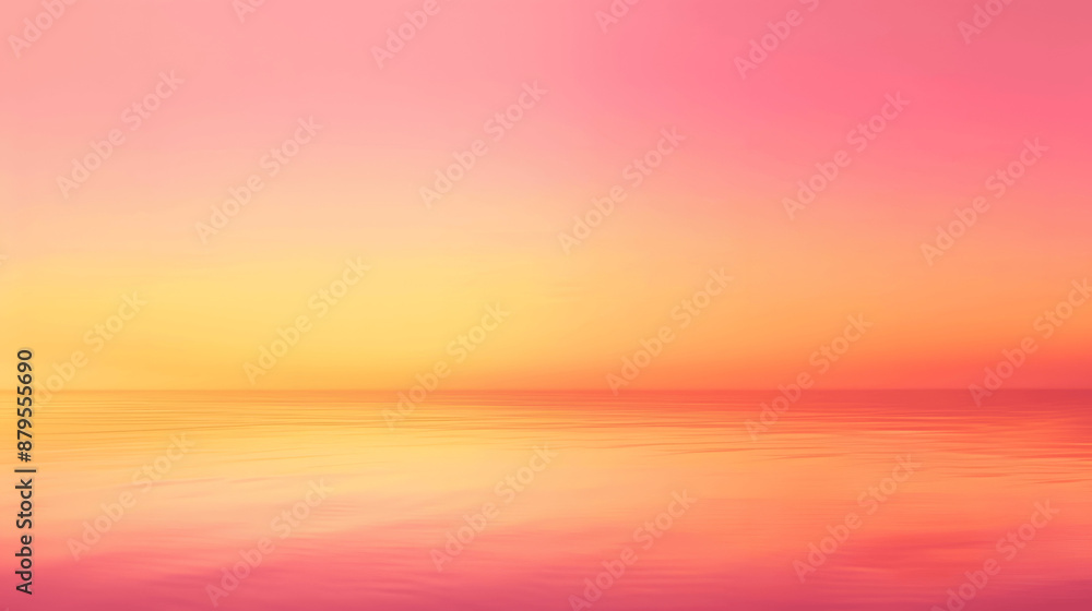 Smooth gradient background with sunset colors from pink to orange Smooth gradient background with sunset colors from pink to orange