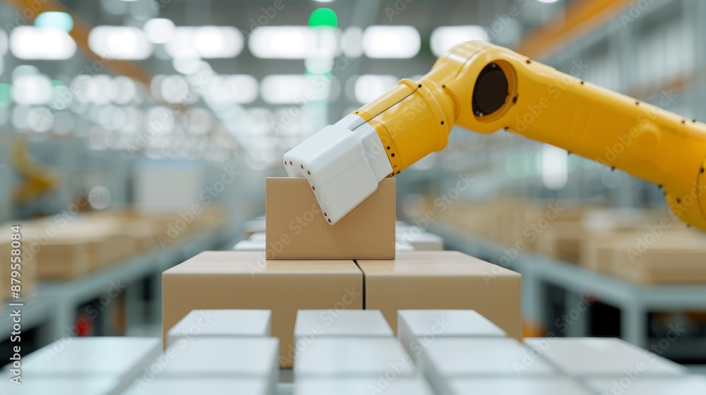 automated factories featuring sleek designs with robotic systems automated factories featuring sleek designs with robotic systems