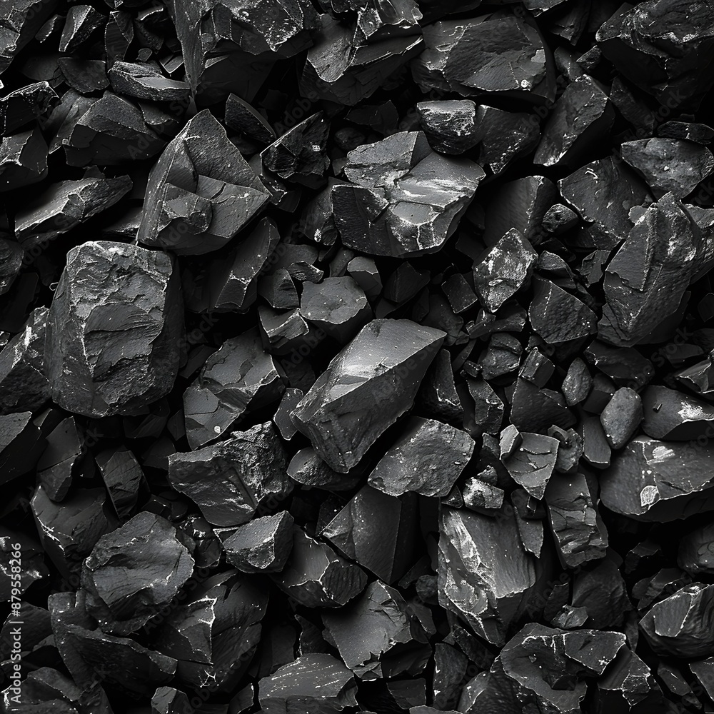 A close-up texture of rough, black rocks. The image is perfect for backgrounds, overlays, or design elements. A close-up texture of rough, black rocks. The image is perfect for backgrounds, overlays, or design elements.