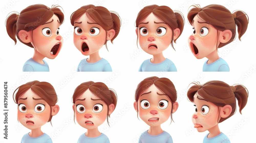 Animated Girl Expressions Animated Girl Expressions