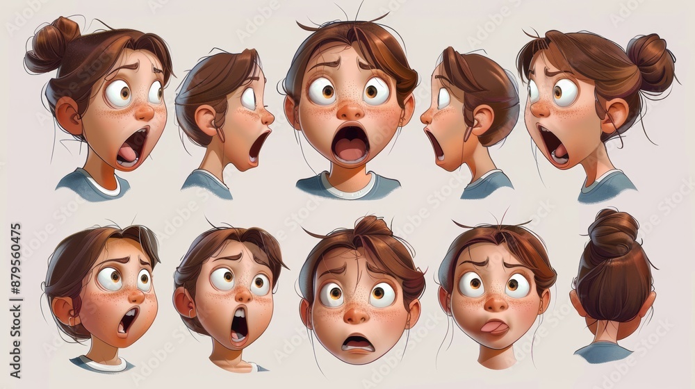 Animated Girl Expressions Animated Girl Expressions
