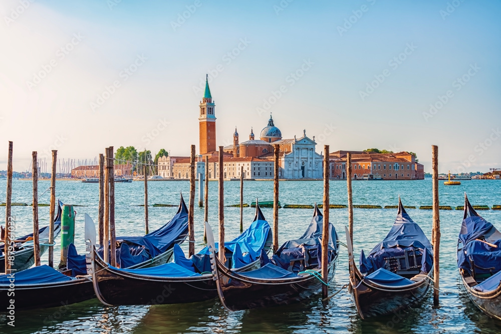 The city of Venice in the morning, Italy The city of Venice in the morning, Italy