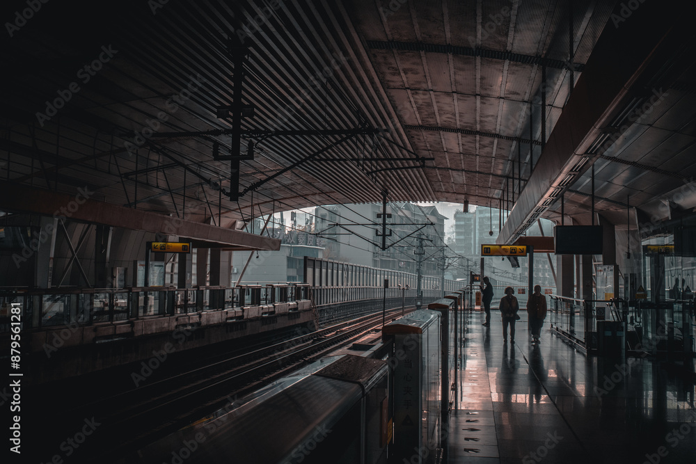 Subway station in the city Subway station in the city