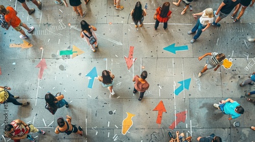 Don't know where to go? Follow the arrows and find your way. AIG535