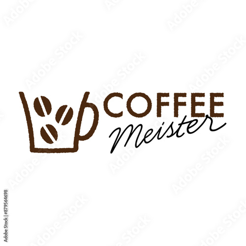 COFFEE Meister ロゴ シンプル カラー