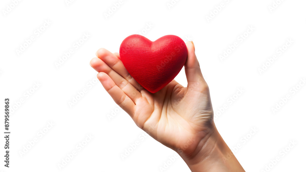 Hands holding heart symbolizes love and care in a romantic gesture Hands holding heart symbolizes love and care in a romantic gesture