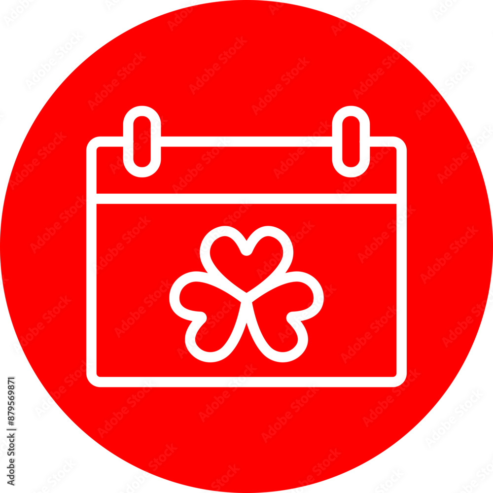 Backyard Vector Line White Circle Red Backyard Vector Line White Circle Red