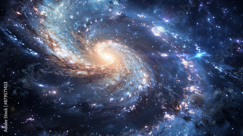 spiral galaxy background