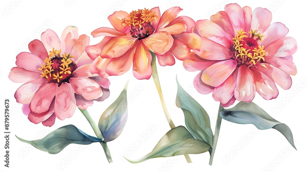 Watercolor Flower Bouquet Watercolor Flower Bouquet