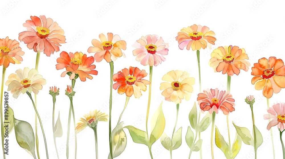 Obraz premium Watercolor Flower Bouquet