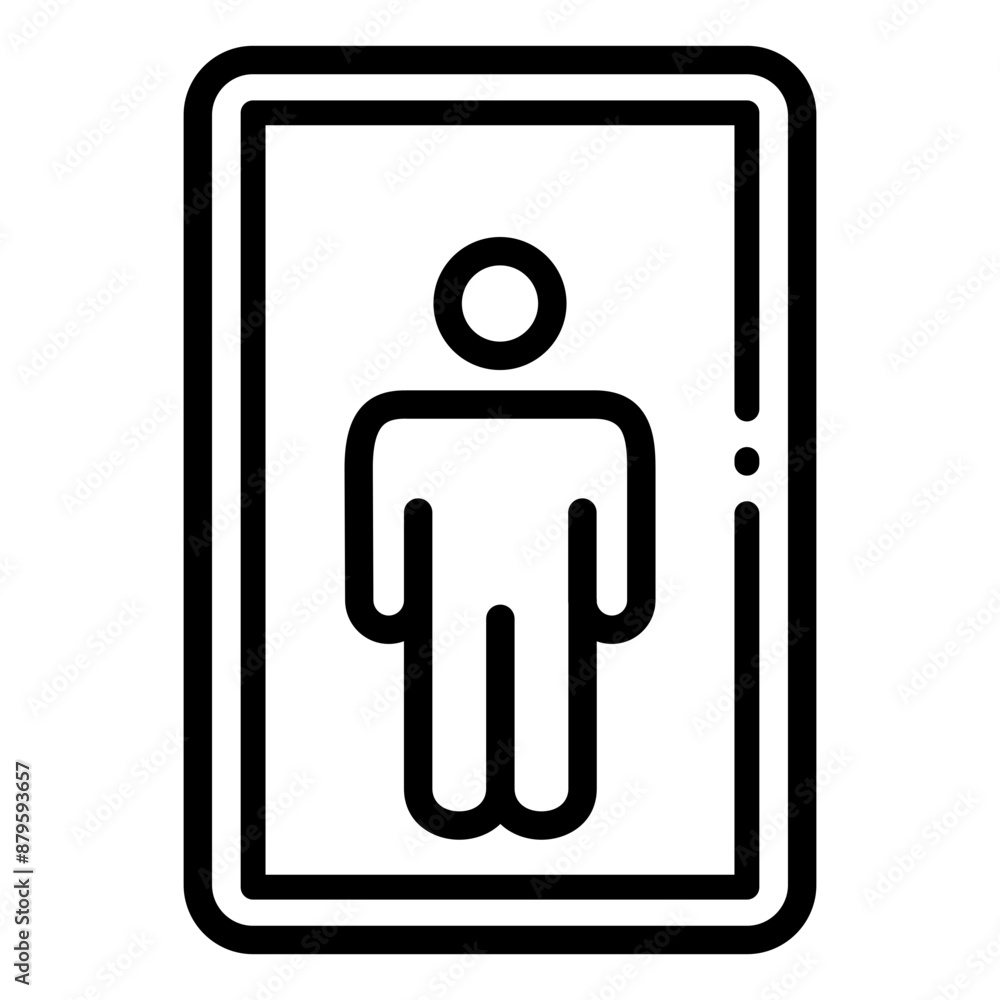 Toilet Sign Icon Element For Design Toilet Sign Icon Element For Design