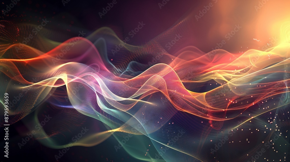 Abstract Wavy Lightscape Abstract Wavy Lightscape