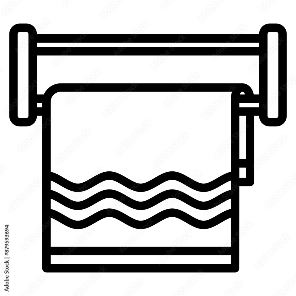 Towel Rack Icon Element For Design Towel Rack Icon Element For Design