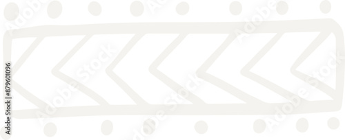 abstract african art shapes Tribal doodle decoration ethnic shapes