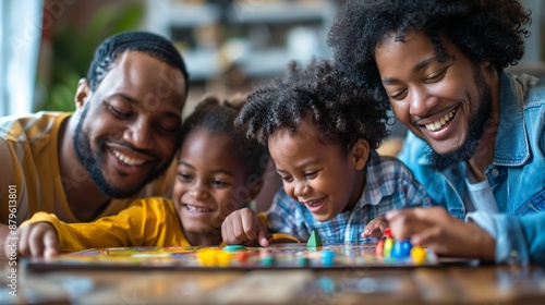 Family Bonding Over a Fun Board Game