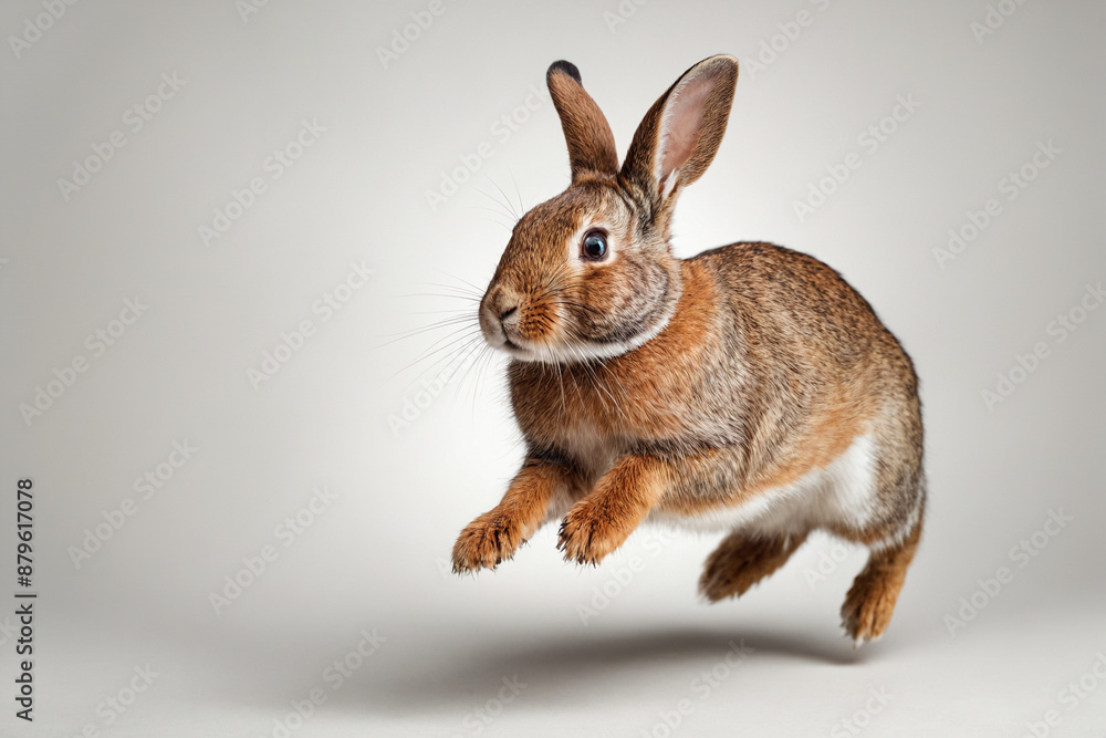 Obraz premium rabbit on white background