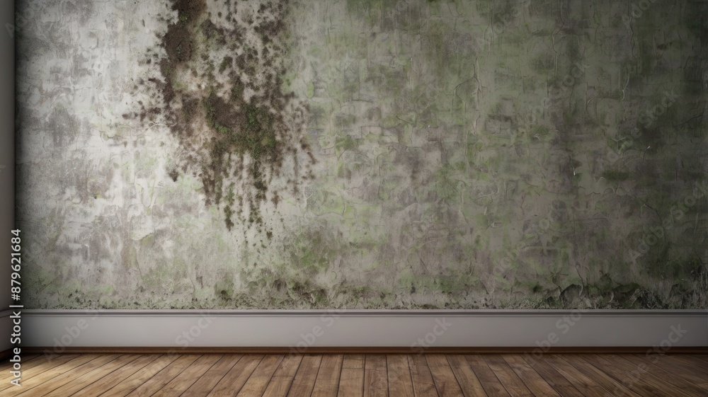 Dirty Wall has Mold, Fungi, Dust-like Dirty Wall has Mold, Fungi, Dust-like
