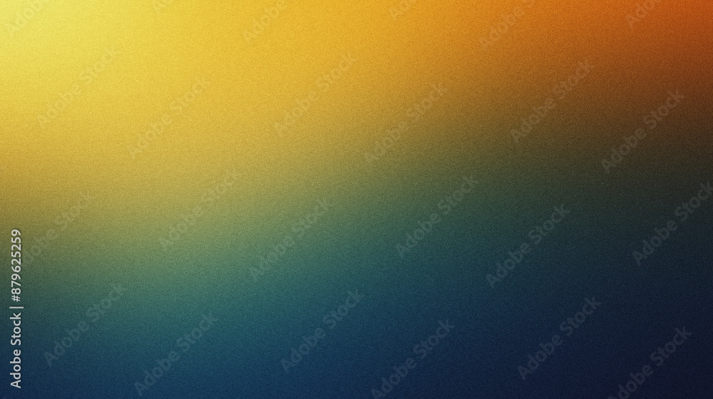 Obraz premium Gradient Background with Smooth Transition from Yellow to Blue.