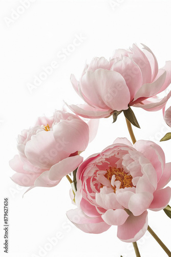pink cherry blossom isolated