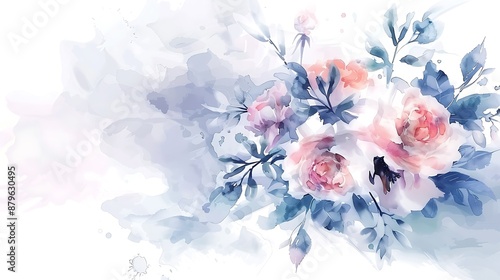 Watercolor Floral Arrangement