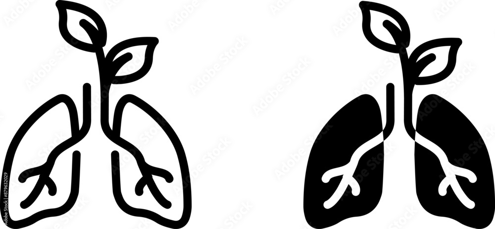 Anti inflammatory lung icon , vector illustration Anti inflammatory lung icon , vector illustration