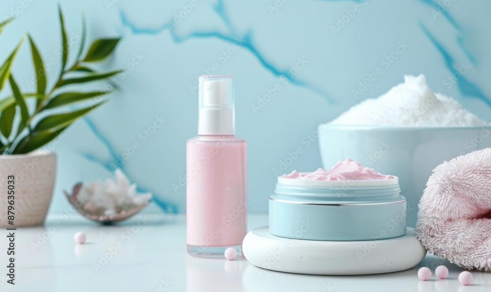 The following skin care products are available: hand cream, facial cleanser, pink cream The following skin care products are available: hand cream, facial cleanser, pink cream