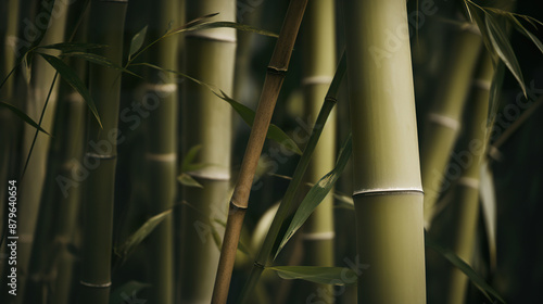 A background with a bamboo frame