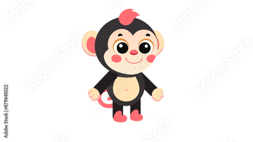 MACACO MONKEY SIDE de lado CARTOON CHILDREN