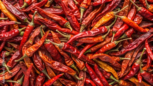 dried red pepper background 