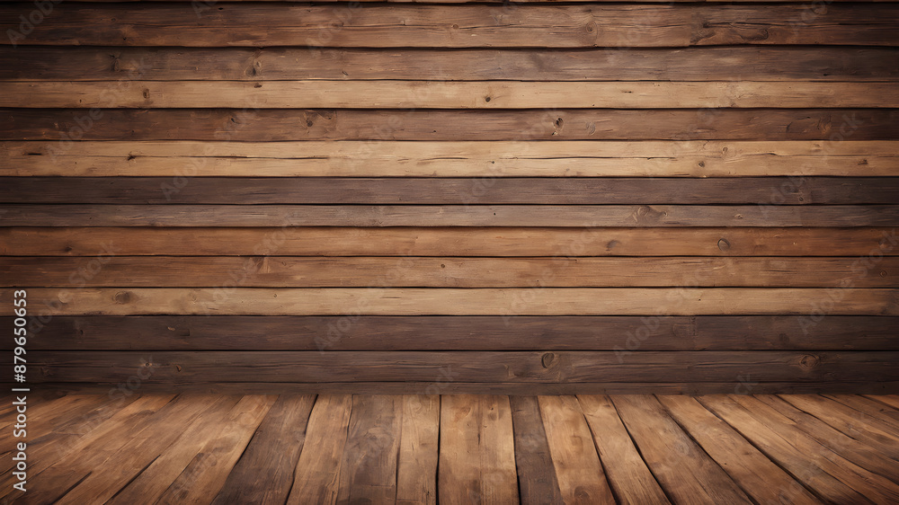 Wooden plunks as background. AI generated image, ai Wooden plunks as background. AI generated image, ai