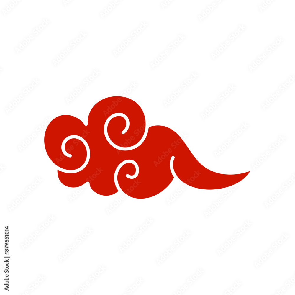 Chinese clouds illustration