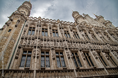 The Town Hall building on the Grand Place in Brussels