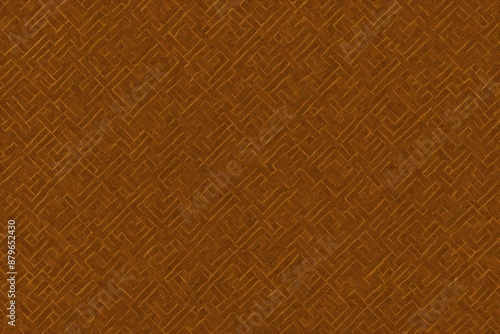 Peru Inca inspired geometric pattern wallpaper in earth tones
