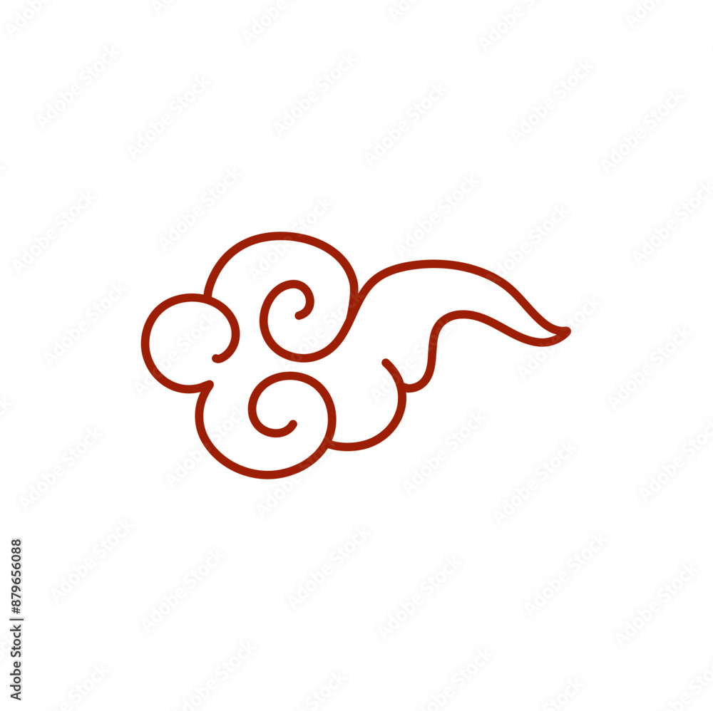 oriental cloud illustration oriental cloud illustration