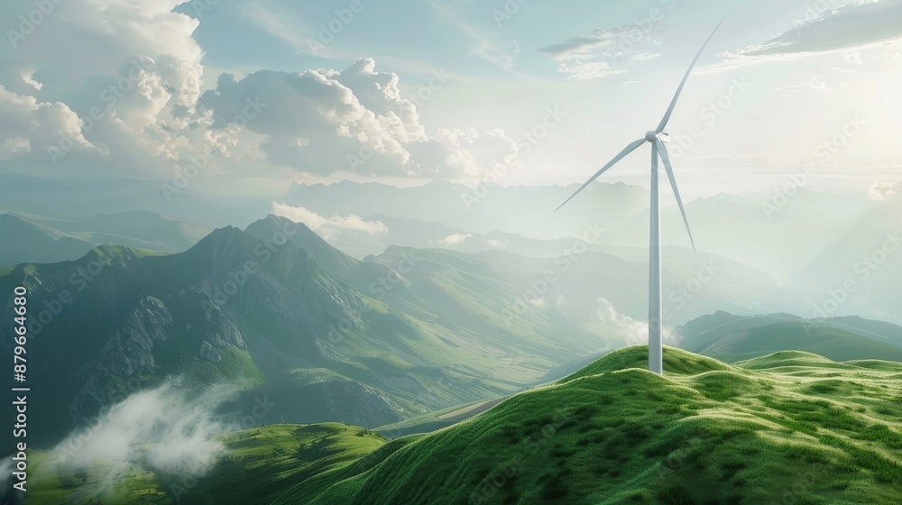 Wind energy generation in a mountainous region, sustainable and efficient. Wind energy generation in a mountainous region, sustainable and efficient.