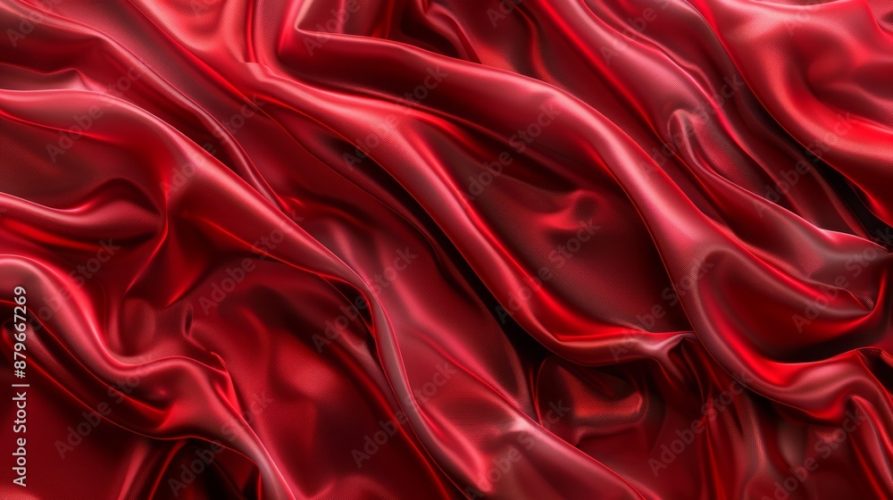 Obraz premium A red silk background